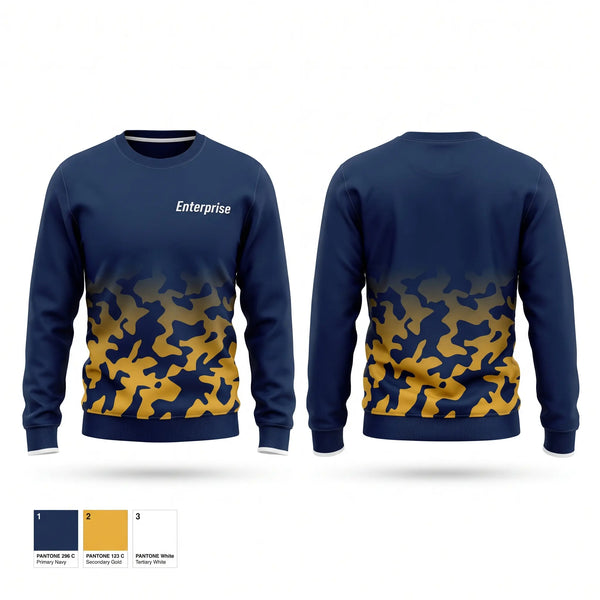 Crew Neck Sweatshirt, Enterprise, Baseball, Teamtime, Team time, sublimation, custom sports apparel, team uniforms, spirit wear, spiritwear, sports uniforms, custom shirts, team store, custom team store, fundraiser sports, apparel fundraiser