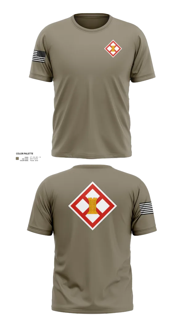 Old School Cotton Feel Shirt, 683rd ENG DET, , Teamtime, Team time, sublimation, custom sports apparel, team uniforms, spirit wear, spiritwear, sports uniforms, custom shirts, team store, custom team store, fundraiser sports, apparel fundraiser