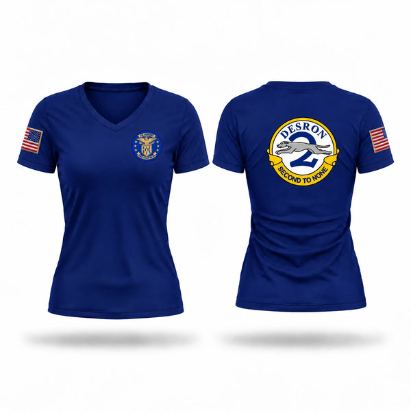 Womens Short Sleeve Vneck Shirt, USS LAWRENCE (DDG-4), Navy, Teamtime, Team time, sublimation, custom sports apparel, team uniforms, spirit wear, spiritwear, sports uniforms, custom shirts, team store, custom team store, fundraiser sports, apparel fundraiser
