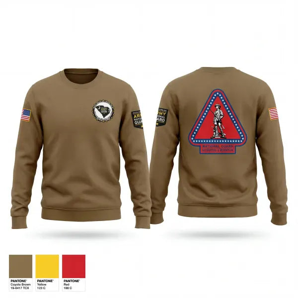 Crew Neck Sweatshirt, R&R, National Guard, Teamtime, Team time, sublimation, custom sports apparel, team uniforms, spirit wear, spiritwear, sports uniforms, custom shirts, team store, custom team store, fundraiser sports, apparel fundraiser