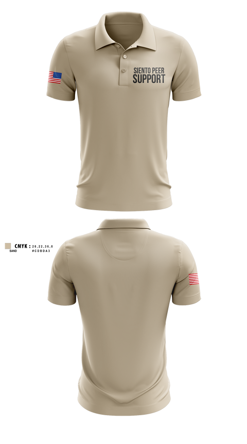 Short Sleeve Performance Polo, Siento Peer Support, Fire Department, Teamtime, Team time, sublimation, custom sports apparel, team uniforms, spirit wear, spiritwear, sports uniforms, custom shirts, team store, custom team store, fundraiser sports, apparel fundraiser