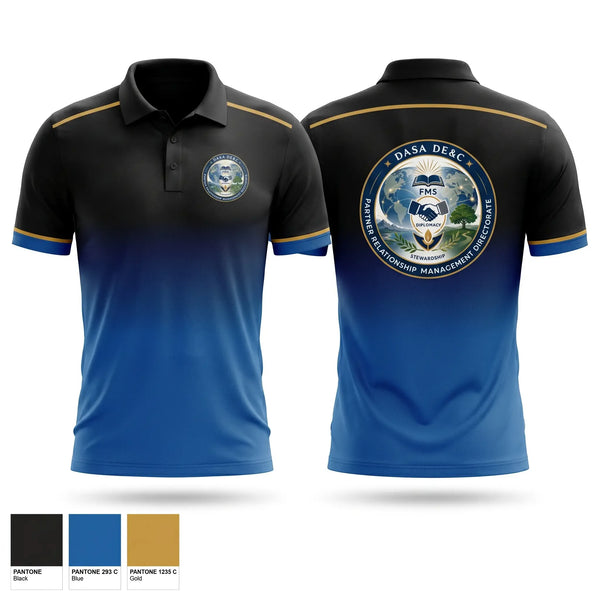 Short Sleeve Performance Polo, DASA DE&C Partner Relationship Management, , Teamtime, Team time, sublimation, custom sports apparel, team uniforms, spirit wear, spiritwear, sports uniforms, custom shirts, team store, custom team store, fundraiser sports, apparel fundraiser