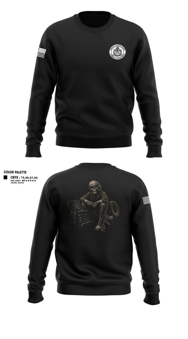 Crew Neck Sweatshirt, ALC CLASS 26-004, Army, Teamtime, Team time, sublimation, custom sports apparel, team uniforms, spirit wear, spiritwear, sports uniforms, custom shirts, team store, custom team store, fundraiser sports, apparel fundraiser