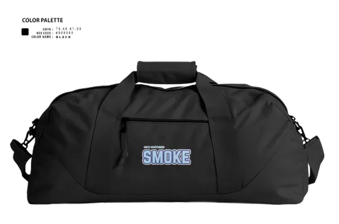 Duffle Bag, South Spartanburg Smoke, Softball, Teamtime, Team time, sublimation, custom sports apparel, team uniforms, spirit wear, spiritwear, sports uniforms, custom shirts, team store, custom team store, fundraiser sports, apparel fundraiser