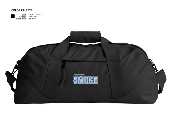 Duffle Bag, South Spartanburg Smoke, Softball, Teamtime, Team time, sublimation, custom sports apparel, team uniforms, spirit wear, spiritwear, sports uniforms, custom shirts, team store, custom team store, fundraiser sports, apparel fundraiser