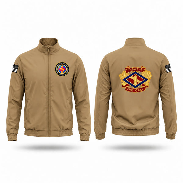 Windbreaker, 142nd field artillery, Army, Teamtime, Team time, sublimation, custom sports apparel, team uniforms, spirit wear, spiritwear, sports uniforms, custom shirts, team store, custom team store, fundraiser sports, apparel fundraiser