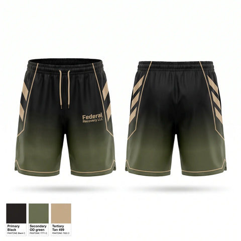 Athletic Shorts With Pockets, Federal Recovery LLC, Marines, Teamtime, Team time, sublimation, custom sports apparel, team uniforms, spirit wear, spiritwear, sports uniforms, custom shirts, team store, custom team store, fundraiser sports, apparel fundraiser