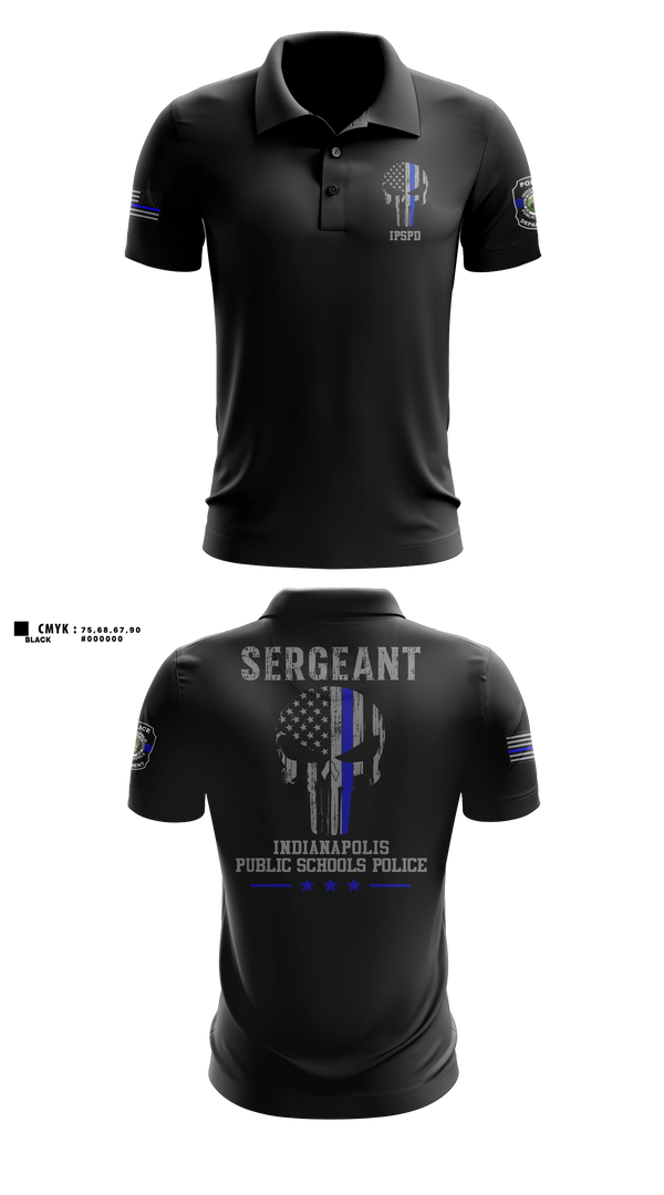 Short Sleeve Performance Polo, IPSPD, Police, Teamtime, Team time, sublimation, custom sports apparel, team uniforms, spirit wear, spiritwear, sports uniforms, custom shirts, team store, custom team store, fundraiser sports, apparel fundraiser