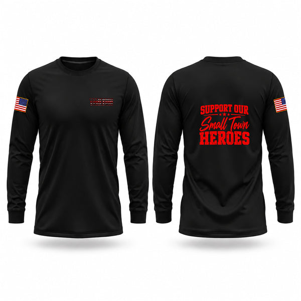 Long Sleeve Performance Shirt, Terlton Volunteer Fire Department, Fire Department, Teamtime, Team time, sublimation, custom sports apparel, team uniforms, spirit wear, spiritwear, sports uniforms, custom shirts, team store, custom team store, fundraiser sports, apparel fundraiser