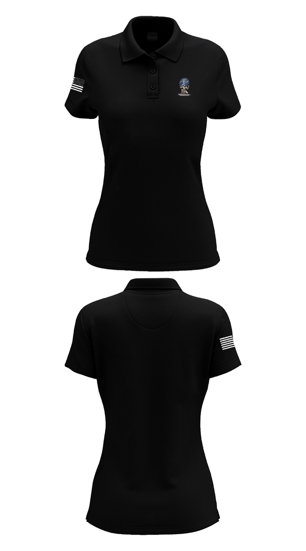Womens Short Sleeve Performance Polo, Atlas Company 51st ESB-E, , Teamtime, Team time, sublimation, custom sports apparel, team uniforms, spirit wear, spiritwear, sports uniforms, custom shirts, team store, custom team store, fundraiser sports, apparel fundraiser