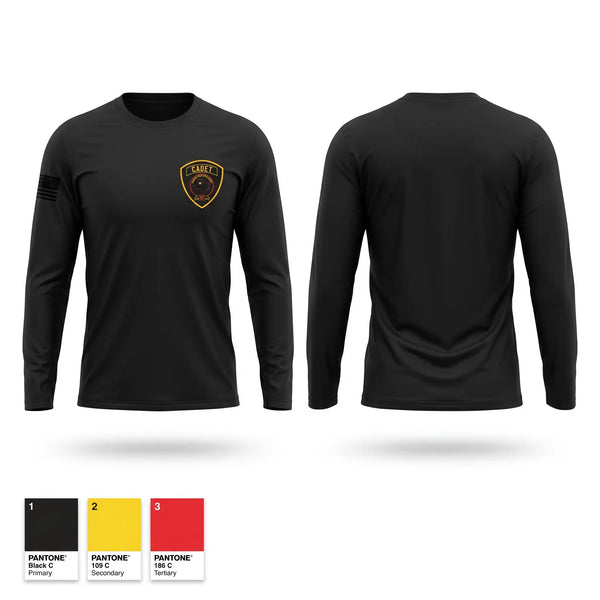 Long Sleeve Performance Shirt, Youth cadet, Police, Teamtime, Team time, sublimation, custom sports apparel, team uniforms, spirit wear, spiritwear, sports uniforms, custom shirts, team store, custom team store, fundraiser sports, apparel fundraiser