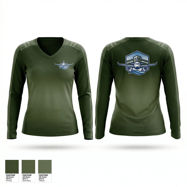 Womens Long Sleeve Vneck Shirt, Kawthoolei Garden, , Teamtime, Team time, sublimation, custom sports apparel, team uniforms, spirit wear, spiritwear, sports uniforms, custom shirts, team store, custom team store, fundraiser sports, apparel fundraiser