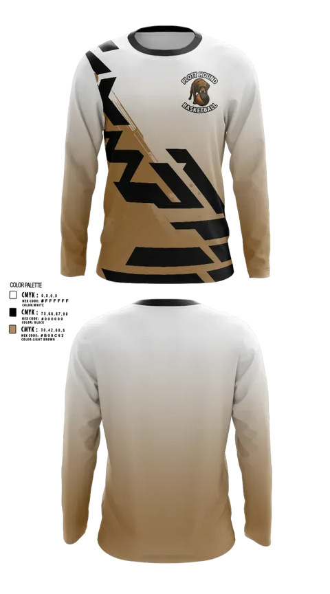 Long Sleeve Performance Shirt, Hounds, Men's Basketball, Teamtime, Team time, sublimation, custom sports apparel, team uniforms, spirit wear, spiritwear, sports uniforms, custom shirts, team store, custom team store, fundraiser sports, apparel fundraiser