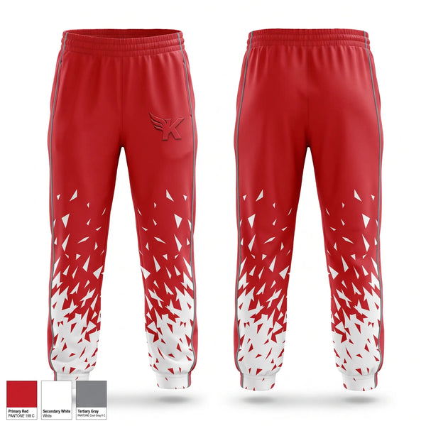 Sweatpants, Red Raiders, Cheer, Teamtime, Team time, sublimation, custom sports apparel, team uniforms, spirit wear, spiritwear, sports uniforms, custom shirts, team store, custom team store, fundraiser sports, apparel fundraiser