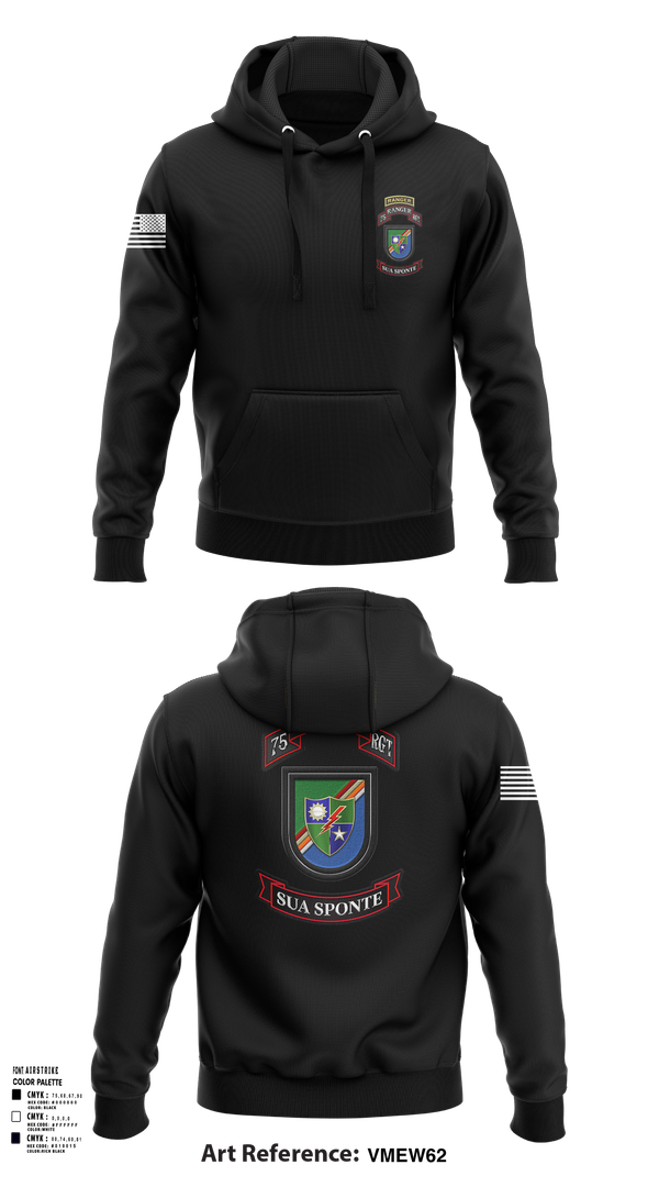 Hoodie, 3rd/75th Ranger Regiment, , Teamtime, Team time, sublimation, custom sports apparel, team uniforms, spirit wear, spiritwear, sports uniforms, custom shirts, team store, custom team store, fundraiser sports, apparel fundraiser