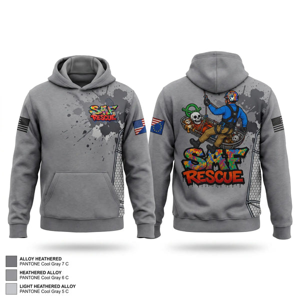 Hoodie, VooDoo RESCUE, Fire Department, Teamtime, Team time, sublimation, custom sports apparel, team uniforms, spirit wear, spiritwear, sports uniforms, custom shirts, team store, custom team store, fundraiser sports, apparel fundraiser