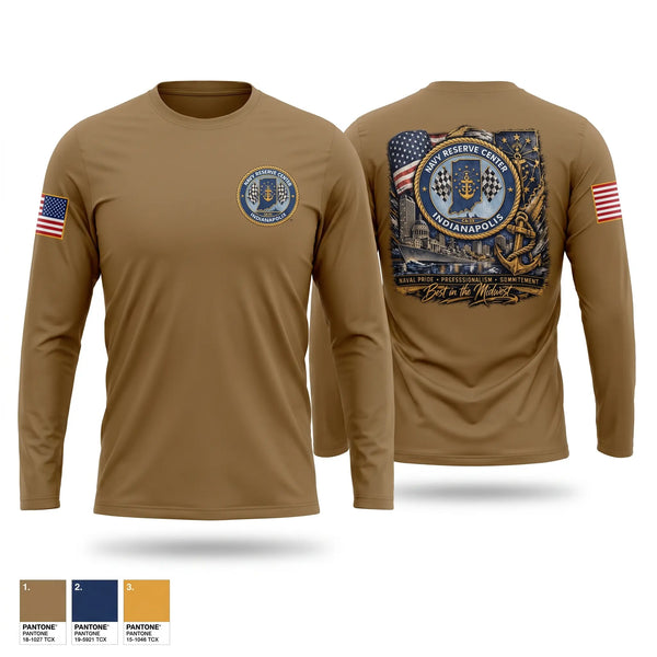 Long Sleeve Performance Shirt, NRC Indianapolis, Navy, Teamtime, Team time, sublimation, custom sports apparel, team uniforms, spirit wear, spiritwear, sports uniforms, custom shirts, team store, custom team store, fundraiser sports, apparel fundraiser