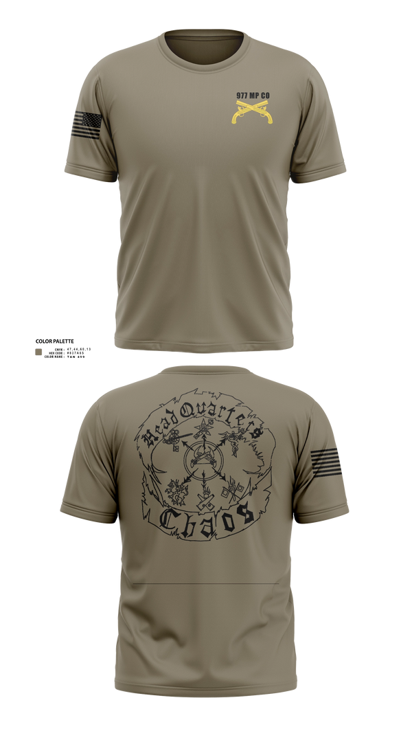 Old School Cotton Feel Shirt, 977 HQ, Army, Teamtime, Team time, sublimation, custom sports apparel, team uniforms, spirit wear, spiritwear, sports uniforms, custom shirts, team store, custom team store, fundraiser sports, apparel fundraiser