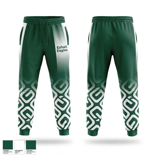 Sweatpants, Exhalt Eagles, Cheer, Teamtime, Team time, sublimation, custom sports apparel, team uniforms, spirit wear, spiritwear, sports uniforms, custom shirts, team store, custom team store, fundraiser sports, apparel fundraiser