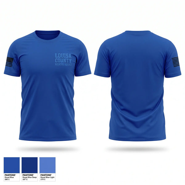 Short Sleeve Performance Shirt, Louisa County Rescue Squad, EMS/EMT, Teamtime, Team time, sublimation, custom sports apparel, team uniforms, spirit wear, spiritwear, sports uniforms, custom shirts, team store, custom team store, fundraiser sports, apparel fundraiser