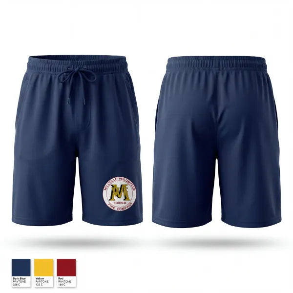 Athletic Shorts With Pockets, Millville Volunteer Fire Company, EMS/EMT, Teamtime, Team time, sublimation, custom sports apparel, team uniforms, spirit wear, spiritwear, sports uniforms, custom shirts, team store, custom team store, fundraiser sports, apparel fundraiser