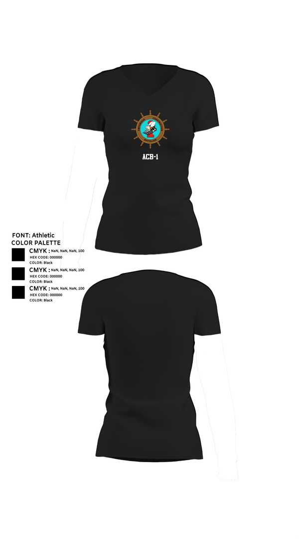 Womens Short Sleeve Vneck Shirt, ACB-1, , Teamtime, Team time, sublimation, custom sports apparel, team uniforms, spirit wear, spiritwear, sports uniforms, custom shirts, team store, custom team store, fundraiser sports, apparel fundraiser