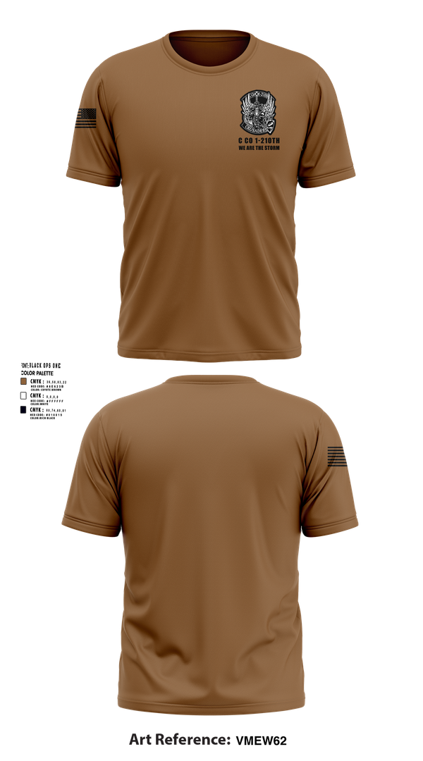 Short Sleeve Performance Shirt, C Co 1-210th Crusaders, Army, Teamtime, Team time, sublimation, custom sports apparel, team uniforms, spirit wear, spiritwear, sports uniforms, custom shirts, team store, custom team store, fundraiser sports, apparel fundraiser