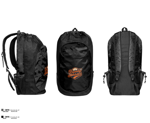 Gear Bag, Family Of Athletes, , Teamtime, Team time, sublimation, custom sports apparel, team uniforms, spirit wear, spiritwear, sports uniforms, custom shirts, team store, custom team store, fundraiser sports, apparel fundraiser