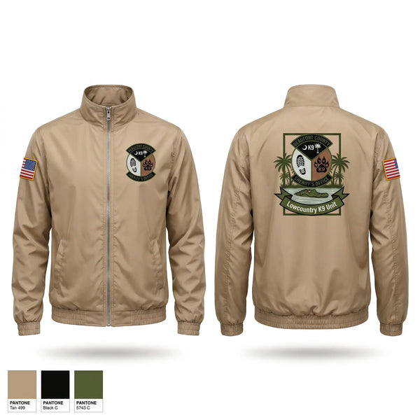 Windbreaker, Lowcountry K-9 Unit, Police, Teamtime, Team time, sublimation, custom sports apparel, team uniforms, spirit wear, spiritwear, sports uniforms, custom shirts, team store, custom team store, fundraiser sports, apparel fundraiser