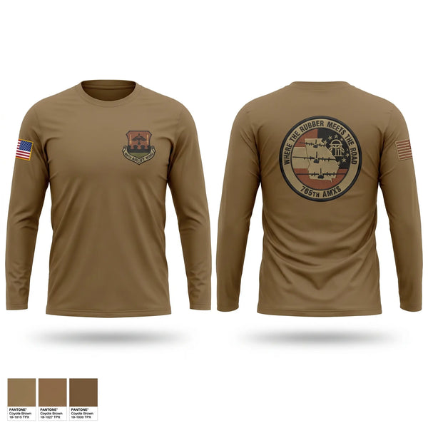Long Sleeve Performance Shirt, 165th AMXS, Air Force, Teamtime, Team time, sublimation, custom sports apparel, team uniforms, spirit wear, spiritwear, sports uniforms, custom shirts, team store, custom team store, fundraiser sports, apparel fundraiser
