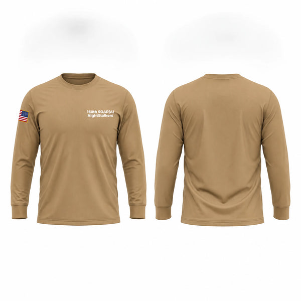 Long Sleeve Performance Shirt, 160th SOAR(A) NightStalkers, Army, Teamtime, Team time, sublimation, custom sports apparel, team uniforms, spirit wear, spiritwear, sports uniforms, custom shirts, team store, custom team store, fundraiser sports, apparel fundraiser