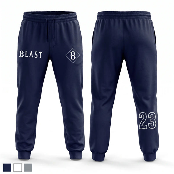 Sweatpants, Blast Baseball, Baseball, Teamtime, Team time, sublimation, custom sports apparel, team uniforms, spirit wear, spiritwear, sports uniforms, custom shirts, team store, custom team store, fundraiser sports, apparel fundraiser