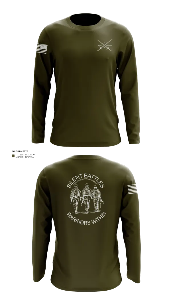 Long Sleeve Performance Shirt, Silent Battles, , Teamtime, Team time, sublimation, custom sports apparel, team uniforms, spirit wear, spiritwear, sports uniforms, custom shirts, team store, custom team store, fundraiser sports, apparel fundraiser