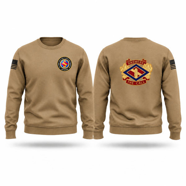 Crew Neck Sweatshirt, 142nd field artillery, Army, Teamtime, Team time, sublimation, custom sports apparel, team uniforms, spirit wear, spiritwear, sports uniforms, custom shirts, team store, custom team store, fundraiser sports, apparel fundraiser