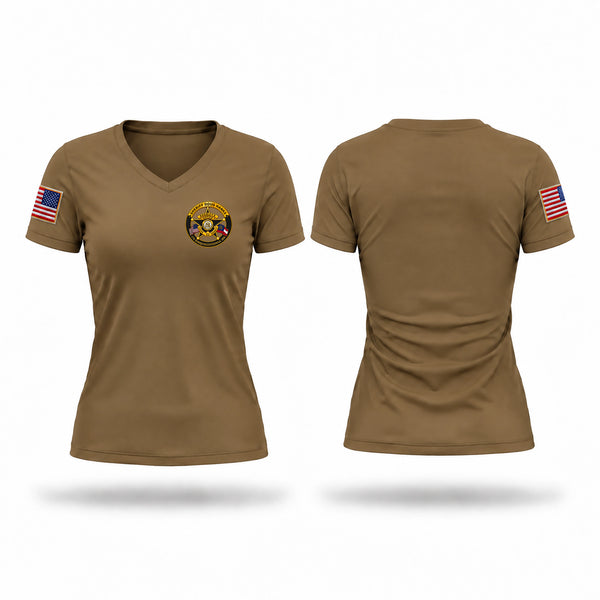 Womens Short Sleeve Vneck Shirt, CCSO, Police, Teamtime, Team time, sublimation, custom sports apparel, team uniforms, spirit wear, spiritwear, sports uniforms, custom shirts, team store, custom team store, fundraiser sports, apparel fundraiser