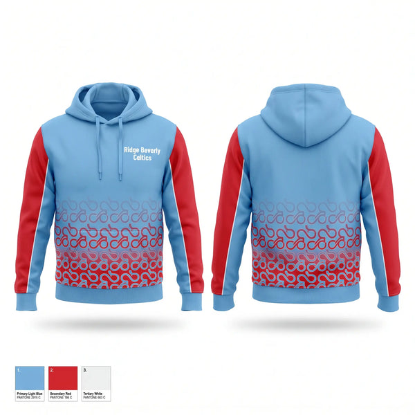 Hoodie, Ridge Beverly Celtics, Baseball, Teamtime, Team time, sublimation, custom sports apparel, team uniforms, spirit wear, spiritwear, sports uniforms, custom shirts, team store, custom team store, fundraiser sports, apparel fundraiser
