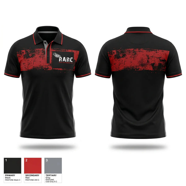 Short Sleeve Performance Polo, Racine Area Running Club, Spirit Store, Teamtime, Team time, sublimation, custom sports apparel, team uniforms, spirit wear, spiritwear, sports uniforms, custom shirts, team store, custom team store, fundraiser sports, apparel fundraiser