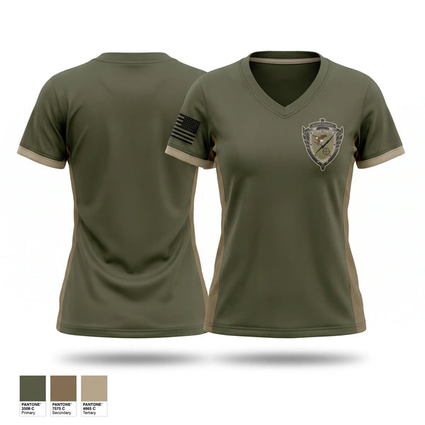 Womens Short Sleeve Vneck Shirt, Sarpy County SWAT, Police, Teamtime, Team time, sublimation, custom sports apparel, team uniforms, spirit wear, spiritwear, sports uniforms, custom shirts, team store, custom team store, fundraiser sports, apparel fundraiser