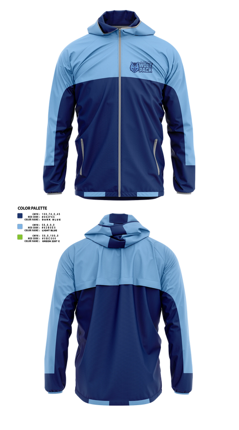 Windbreaker, Echo Trail Wolfpack, Men's Basketball, Teamtime, Team time, sublimation, custom sports apparel, team uniforms, spirit wear, spiritwear, sports uniforms, custom shirts, team store, custom team store, fundraiser sports, apparel fundraiser