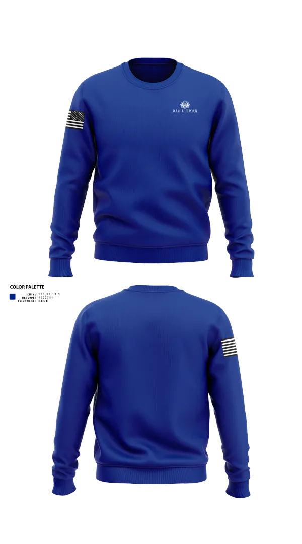 Crew Neck Sweatshirt, RSS E-Town, , Teamtime, Team time, sublimation, custom sports apparel, team uniforms, spirit wear, spiritwear, sports uniforms, custom shirts, team store, custom team store, fundraiser sports, apparel fundraiser