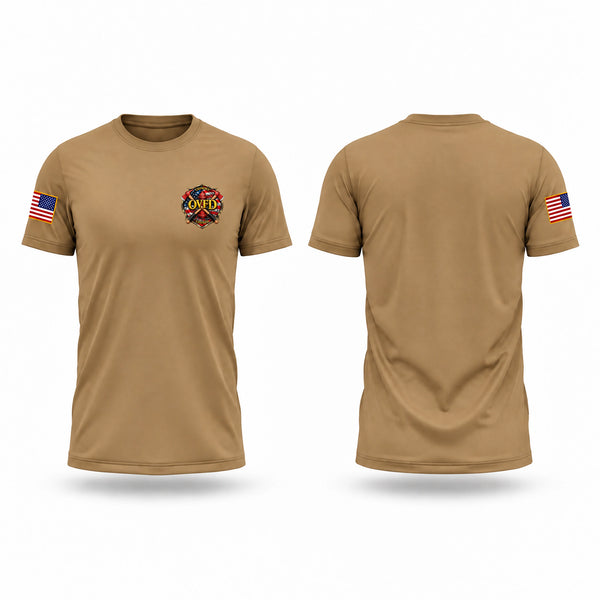 Short Sleeve Performance Shirt, Ordway volunteers fire department, Fire Department, Teamtime, Team time, sublimation, custom sports apparel, team uniforms, spirit wear, spiritwear, sports uniforms, custom shirts, team store, custom team store, fundraiser sports, apparel fundraiser