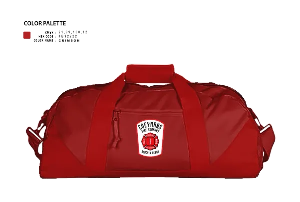 Duffle Bag, Coeymans Fire Co. #1, , Teamtime, Team time, sublimation, custom sports apparel, team uniforms, spirit wear, spiritwear, sports uniforms, custom shirts, team store, custom team store, fundraiser sports, apparel fundraiser