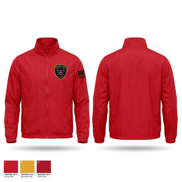 Windbreaker, Atlas Township Fire Department, Fire Department, Teamtime, Team time, sublimation, custom sports apparel, team uniforms, spirit wear, spiritwear, sports uniforms, custom shirts, team store, custom team store, fundraiser sports, apparel fundraiser