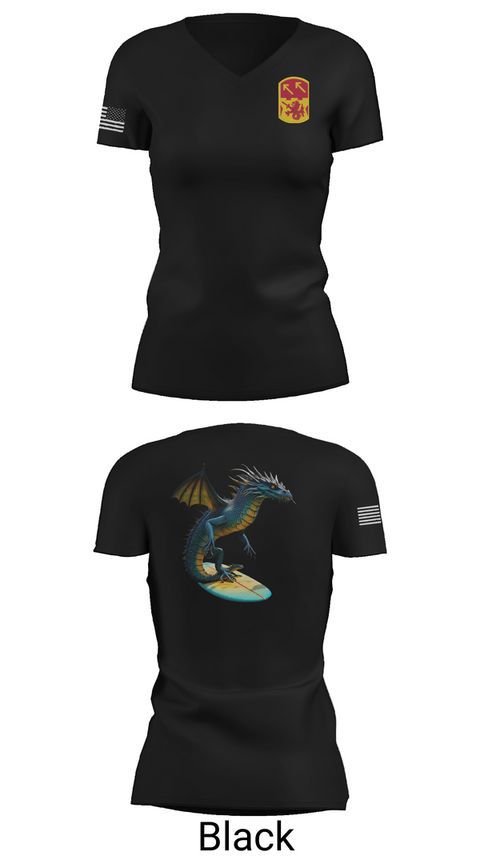 Womens Short Sleeve Vneck Shirt, 94th Army Air and Missile Defense Command, Army, Teamtime, Team time, sublimation, custom sports apparel, team uniforms, spirit wear, spiritwear, sports uniforms, custom shirts, team store, custom team store, fundraiser sports, apparel fundraiser