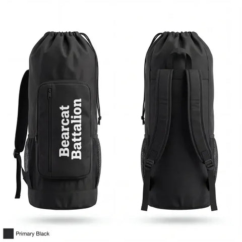 Gear Bag, Bearcat Battalion, Army, Teamtime, Team time, sublimation, custom sports apparel, team uniforms, spirit wear, spiritwear, sports uniforms, custom shirts, team store, custom team store, fundraiser sports, apparel fundraiser