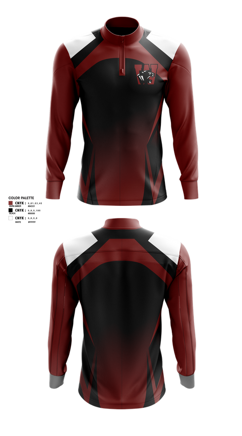 Quarter Zip Jacket, Watervliet High School Basketball, Men's Basketball, Teamtime, Team time, sublimation, custom sports apparel, team uniforms, spirit wear, spiritwear, sports uniforms, custom shirts, team store, custom team store, fundraiser sports, apparel fundraiser