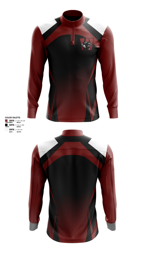 Quarter Zip Jacket, Watervliet High School Basketball, Men's Basketball, Teamtime, Team time, sublimation, custom sports apparel, team uniforms, spirit wear, spiritwear, sports uniforms, custom shirts, team store, custom team store, fundraiser sports, apparel fundraiser