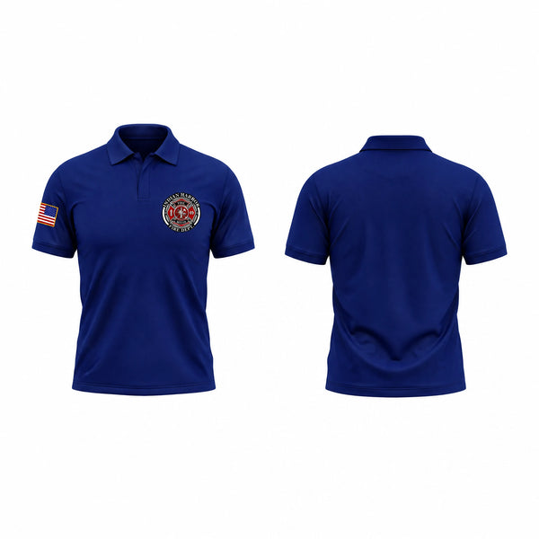 Short Sleeve Performance Polo, Indian Harbor, Fire Department, Teamtime, Team time, sublimation, custom sports apparel, team uniforms, spirit wear, spiritwear, sports uniforms, custom shirts, team store, custom team store, fundraiser sports, apparel fundraiser