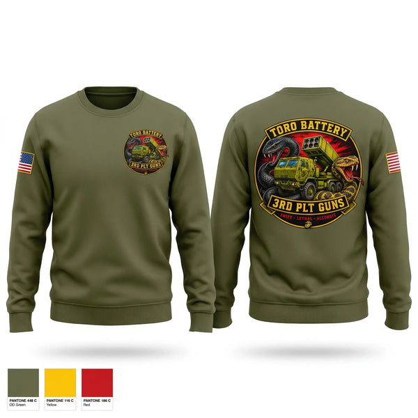 Crew Neck Sweatshirt, 1/11 Tango, Marines, Teamtime, Team time, sublimation, custom sports apparel, team uniforms, spirit wear, spiritwear, sports uniforms, custom shirts, team store, custom team store, fundraiser sports, apparel fundraiser