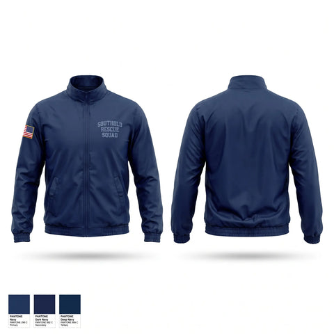 Windbreaker, Southold Rescue Squad, EMS/EMT, Teamtime, Team time, sublimation, custom sports apparel, team uniforms, spirit wear, spiritwear, sports uniforms, custom shirts, team store, custom team store, fundraiser sports, apparel fundraiser
